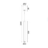 ΚΡΕΜΑΣΤΟ ΦΩΤΙΣΤΙΚΟ LED 5W 3000K 400LM FINO  ΧΡΥΣΟ ACA DECOR – RA31LEDP60GD