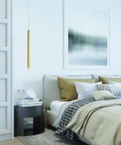 ΚΡΕΜΑΣΤΟ ΦΩΤΙΣΤΙΚΟ LED 5W 3000K 400LM FINO ΧΡΥΣΟ ACA DECOR – RA31LEDP60GD