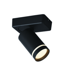 ΕΠΙΤΟΙΧΟ ΦΩΤΙΣΤΙΚΟ 1XGU10 DIVINO ΜΑΥΡΟ ΑΛΟΥΜΙΝΙΟ IP20 12X7X13,5CM ACA DECOR – RA3631SBK