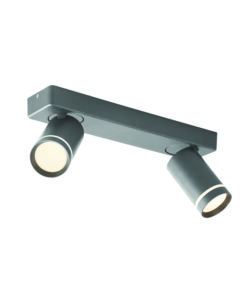 ΕΠΙΤΟΙΧΟ ΦΩΤΙΣΤΙΚΟ 2XGU10 DIVINO ΓΚΡΙ ΑΛΟΥΜΙΝΙΟ IP20 32X7X13,5CM ACA DECOR – RA3632SGY