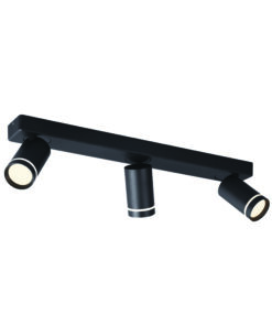 ΕΠΙΤΟΙΧΟ ΦΩΤΙΣΤΙΚΟ 3XGU10 DIVINO ΜΑΥΡΟ ΑΛΟΥΜΙΝΙΟ IP20 54X7X13,5CM ACA DECOR – RA3633SBH