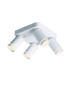 ΕΠΙΤΟΙΧΟ ΦΩΤΙΣΤΙΚΟ 4XGU10 DIVINO ΛΕΥΚΟ ΑΛΟΥΜΙΝΙΟ IP20 21X21X13,5CM ACA DECOR – RA3634CWH