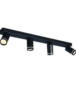 ΕΠΙΤΟΙΧΟ ΦΩΤΙΣΤΙΚΟ 4XGU10 DIVINO ΜΑΥΡΟ ΑΛΟΥΜΙΝΙΟ IP20 76X7X13,5CM ACA DECOR – RA3634SBK