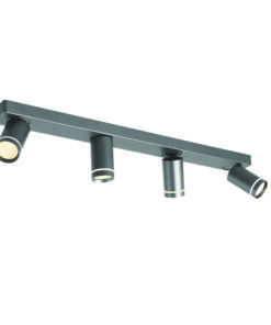 ΕΠΙΤΟΙΧΟ ΦΩΤΙΣΤΙΚΟ 4XGU10 DIVINO ΓΚΡΙ ΑΛΟΥΜΙΝΙΟ IP20 76X7X13,5CM ACA DECOR – RA3634SGY