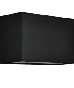 ΑΜΠΑΖΟΥΡ ΟΡΘΟΓΩΝΙΟ ΜΑΥΡΟ 25Χ16ΧΗ18CM ΜΕ ΒΑΣΗ ΓΙΑ Ε27 MIX&MATCH ACA DECOR – RECT25B