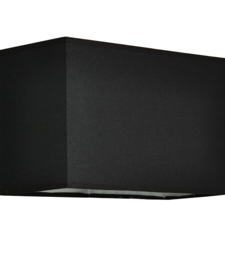 ΑΜΠΑΖΟΥΡ ΟΡΘΟΓΩΝΙΟ ΜΑΥΡΟ 25Χ16ΧΗ18CM ΜΕ ΒΑΣΗ ΓΙΑ Ε27 MIX&MATCH ACA DECOR – RECT25B