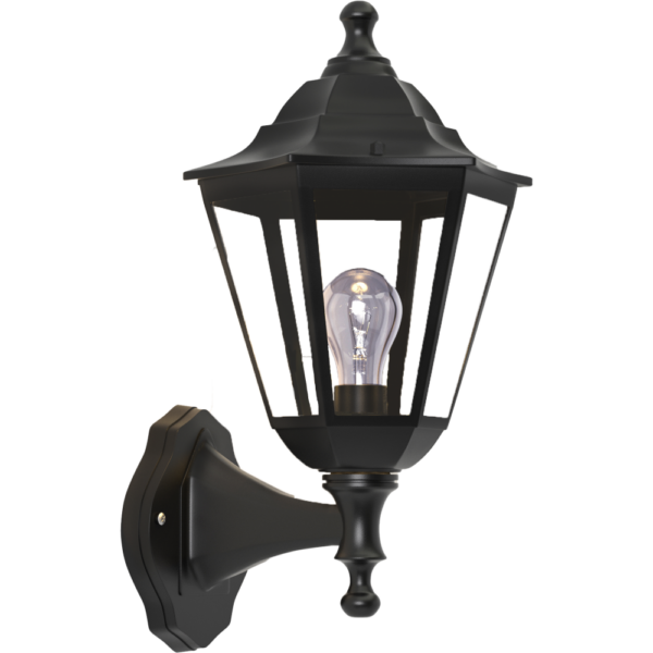 it-Lighting Redfish 1xE27 Outdoor Wall Lamp Black D:36cmx23.5cm (80202614)