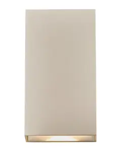 Nordlux Rold Flat Φωτιστικό Τοίχου Άμμου LED 375lm Γυάλινο/Μεταλλικό – 84151008