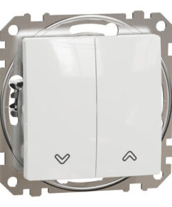 Schneider Sedna Design μπουτόν ρολών Λευκό – SDD111114