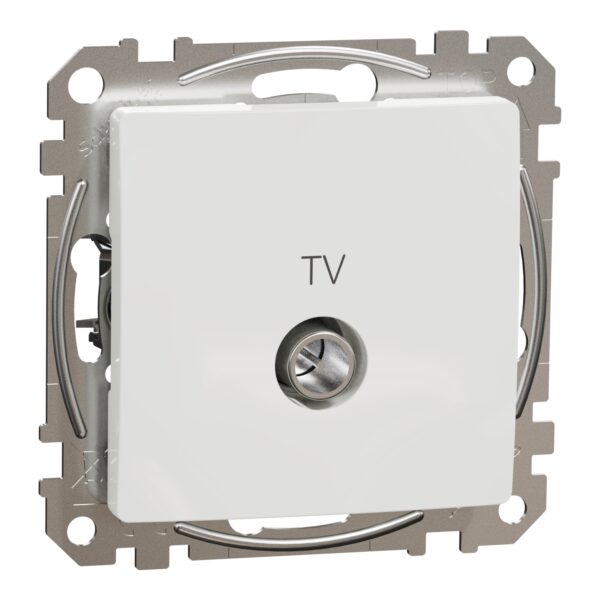 Schneider Sedna Design TV πρίζα τερματική 4DB Λευκό – SDD111471