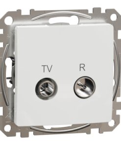 Schneider Sedna Design TV R πρίζα διέλευσης 7DB Λευκό – SDD111474R