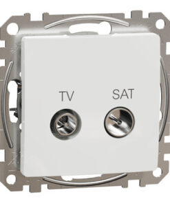 Schneider Sedna Design TV SAT πρίζα διέλευσης 7DB Λευκό – SDD111474S