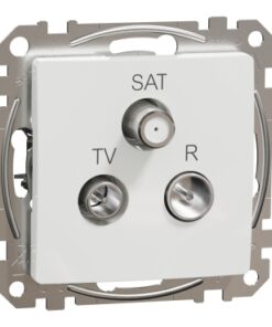 Schneider Sedna Design TV-R-SAT πρίζα τερματική 4DB Λευκό – SDD111481