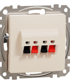 Schneider Sedna Design πρίζα ηχείων διπλή Μπεζ – SDD112411