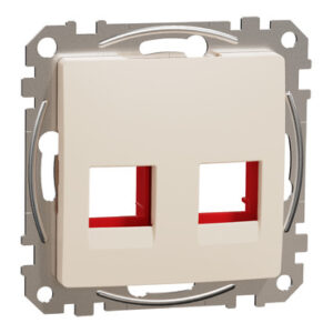 Schneider Sedna Design & Elements, κάλυμμα KRONE cat5e 6 UTP, μπεζ – SDD112441C