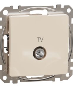 Schneider Sedna Design TV πρίζα τερματική 4DB Μπεζ – SDD112471