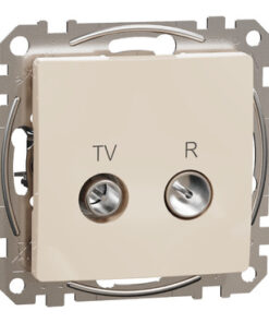 Schneider Sedna Design TV R πρίζα τερματική 4DB Μπεζ – SDD112471R