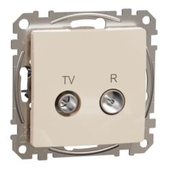 Schneider Sedna Design TV R πρίζα διέλευσης 7DB Μπεζ – SDD112474R