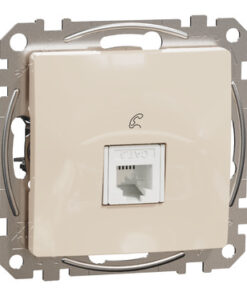 Schneider Sedna Design πρίζα τηλεφώνου πρίζα RJ11 Μπεζ – SDD112491