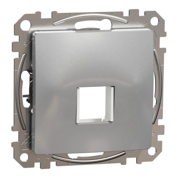 Schneider Sedna Design & Elements, αντάπτορας κεντρικής πλάκας για  (RJ45, HDMI, VGA ), Αλουμίνιο – SDD113421