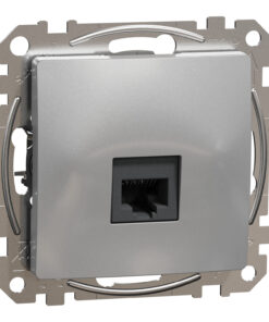 Schneider Sedna Design RJ45 πρίζα CAT6 UTP Αλουμίνιο – SDD113461