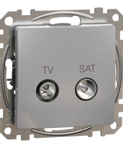 Schneider Sedna Design TV SAT πρίζα τερματική 4DB Αλουμίνιο – SDD113471S