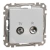 Schneider Sedna Design TV R πρίζα διέλευσης 7DB Αλουμίνιο – SDD113474R