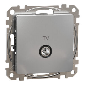 Schneider Sedna Design TV πρίζα διέλευσης 7DB Αλουμίνιο – SDD113474