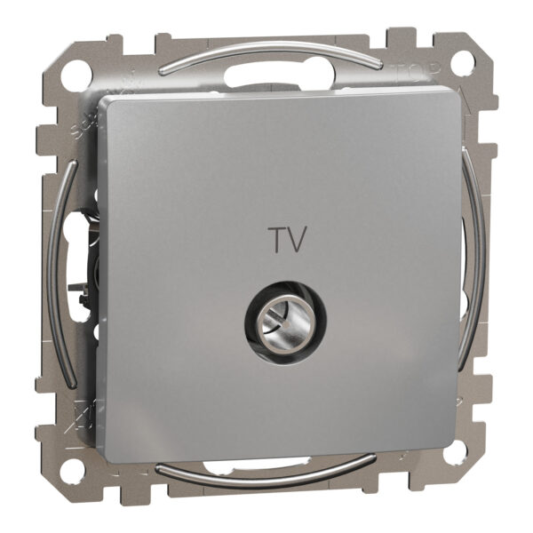 Schneider Sedna Design TV πρίζα διέλευσης 7DB Αλουμίνιο – SDD113474