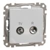 Schneider Sedna Design TV R πρίζα διέλευσης 10DB Αλουμίνιο – SDD113478R