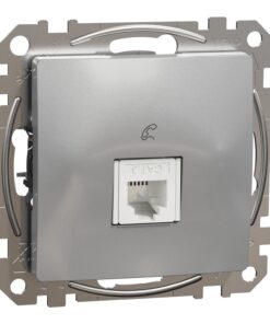 Schneider Sedna Design πρίζα τηλεφώνου πρίζα RJ11 Αλουμίνιο – SDD113491