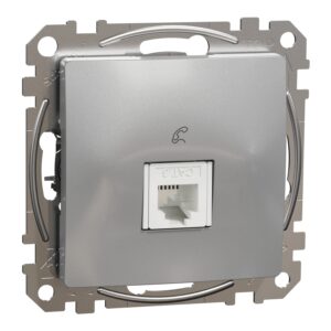 Schneider Sedna Design πρίζα τηλεφώνου πρίζα RJ11 Αλουμίνιο – SDD113491