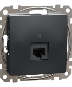 Schneider Sedna Design RJ45 πρίζα CAT6 UTP Ανθρακί – SDD114461