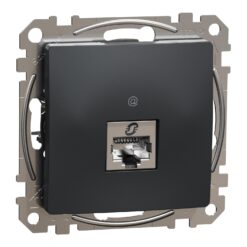 Schneider Sedna Design RJ45 πρίζα CAT6A STP Ανθρακί – SDD114466S