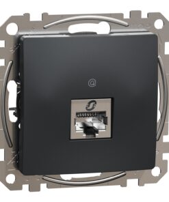 Schneider Sedna Design RJ45 πρίζα CAT6A STP Ανθρακί – SDD114466S