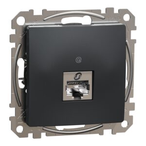 Schneider Sedna Design RJ45 πρίζα CAT6A STP Ανθρακί – SDD114466S