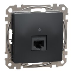 Schneider Sedna Design RJ45 πρίζα CAT6A UTP Ανθρακί – SDD114466