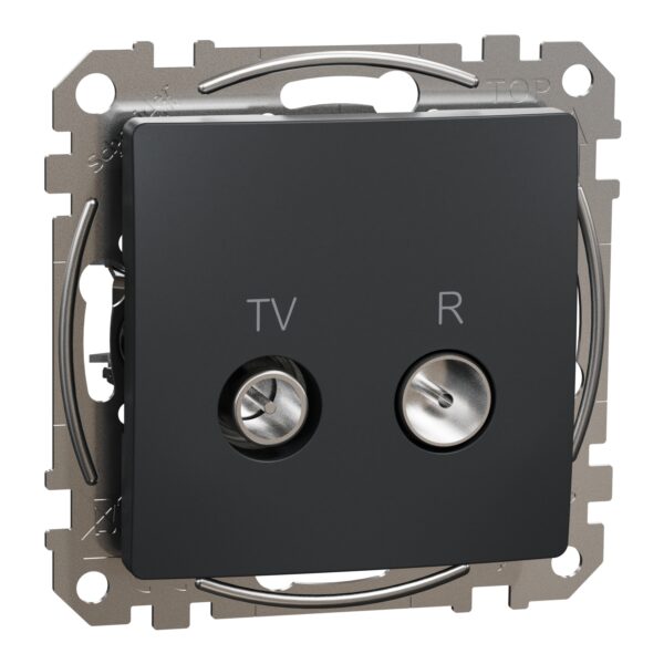 Schneider Sedna Design TV R πρίζα τερματική 4DB Ανθρακί – SDD114471R