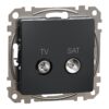 Schneider Sedna Design TV SAT πρίζα τερματική 4DB Ανθρακί – SDD114471S