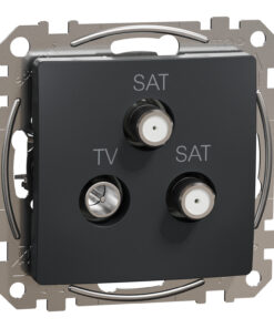 Schneider Sedna Design TV-SAT-SAT τερματική 4DB Ανθρακί – SDD114481S