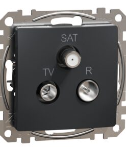 Schneider Sedna Design TV-R-SAT διέλευσης 7DB Ανθρακί – SDD114484