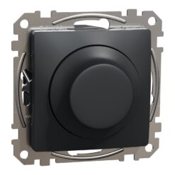 Schneider Sedna, περιστροφικό dimmer, 3-370W, LED, Ανθρακί – SDD114501