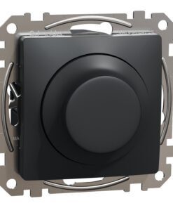 Schneider Sedna, περιστροφικό dimmer, 3-370W, LED, Ανθρακί – SDD114501