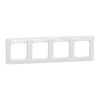 Schneider Sedna Design πλαίσιο 4 θέσεων Λευκό – SDD311804