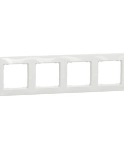 Schneider Sedna Design πλαίσιο 4 θέσεων Λευκό – SDD311804