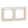 Schneider Sedna Design πλαίσιο 2 θέσεων Μπεζ – SDD312802