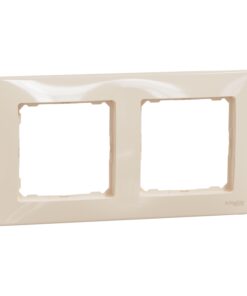 Schneider Sedna Design πλαίσιο 2 θέσεων Μπεζ – SDD312802