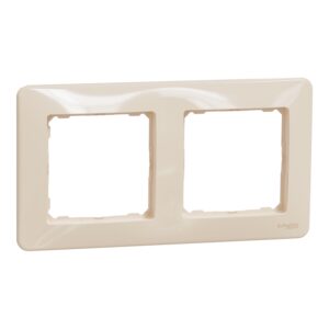 Schneider Sedna Design πλαίσιο 2 θέσεων Μπεζ – SDD312802