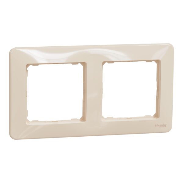 Schneider Sedna Design πλαίσιο 2 θέσεων Μπεζ – SDD312802