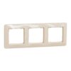 Schneider Sedna Design πλαίσιο 3 θέσεων Μπεζ – SDD312803